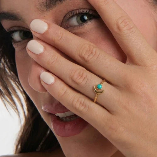 Anillo Aylin acero inoxidable verano