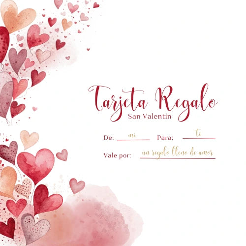 Tarjeta Regalo San Valentín