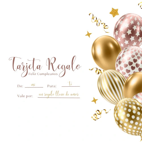 Tarjeta Regalo Feliz Cumpleaños