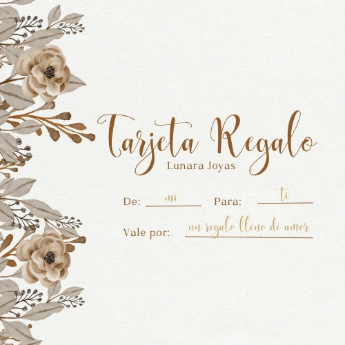 Tarjeta Regalo Lunara